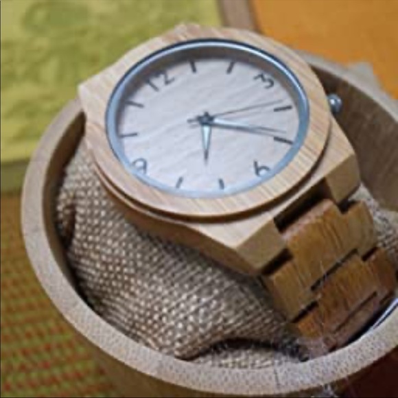 Men’s Luxury Real Bamboo Wooden Watch (BRAND NEW) - Picture 7 of 7